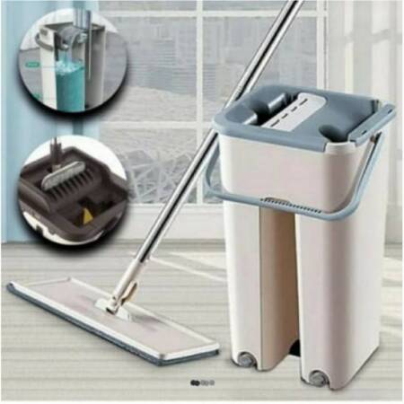 ممسحة بلاط مع حوض  تنشيف