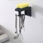 منظم لتعليق الملاعق للمطبخ