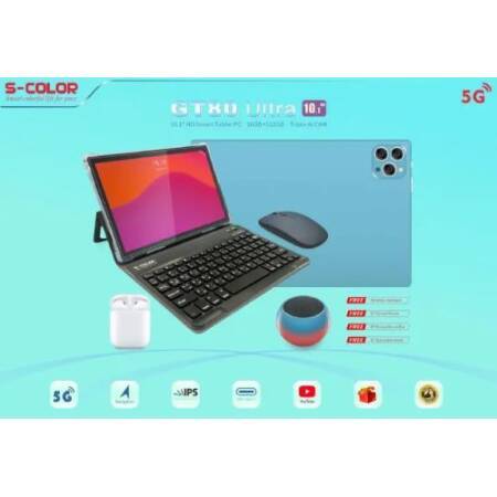 • تابلت GT80 Ultra 10 بوصة + مجموعة هدايا(ضمان 6 اشهر )